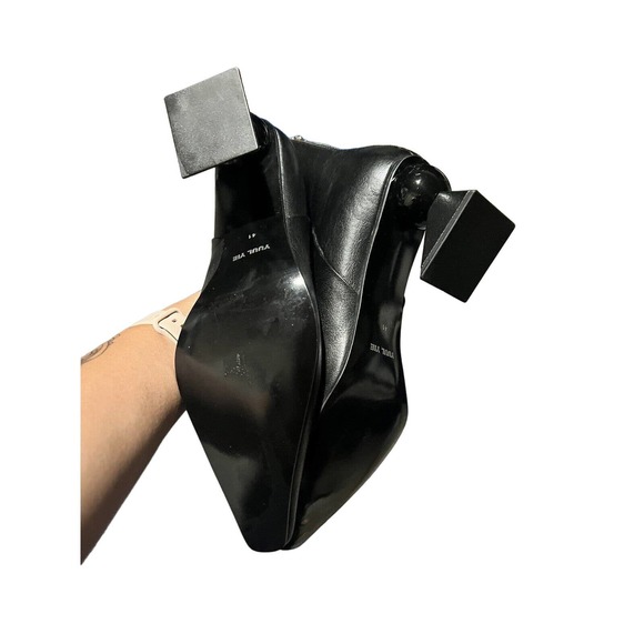 YUUL YIE Amoeba Glam‎ Heel Boots Black Size US 9.5 EUC 41 EXCELLENT - Picture 8 of 13
